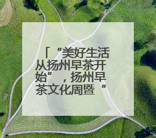 “美好生活从扬州早茶开始”，扬州早茶文化周暨“世界美食之都”创新发展交流活动启幕