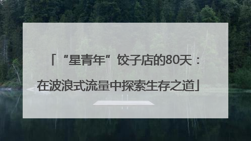 “星青年”饺子店的80天：在波浪式流量中探索生存之道