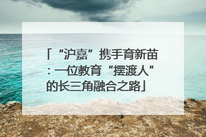 “沪嘉”携手育新苗：一位教育“摆渡人”的长三角融合之路