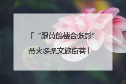 “跟黄鹤楼合张影”带火多条文旅街巷