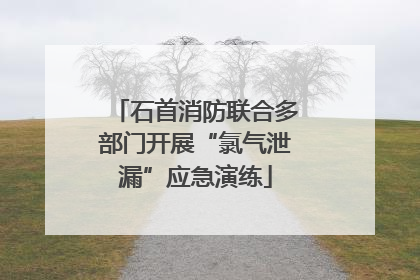石首消防联合多部门开展“氯气泄漏”应急演练
