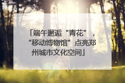 端午邂逅“青花”，“移动博物馆”点亮郑州城市文化空间