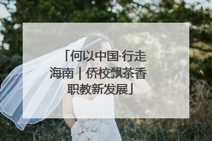 何以中国·行走海南｜侨校飘茶香 职教新发展