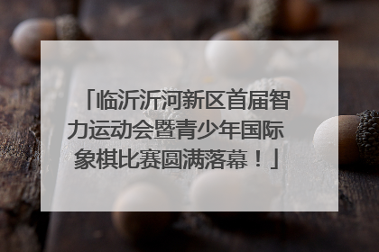 临沂沂河新区首届智力运动会暨青少年国际象棋比赛圆满落幕！