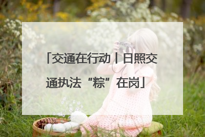 交通在行动丨日照交通执法“粽”在岗