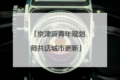 京津冀青年规划师共话城市更新
