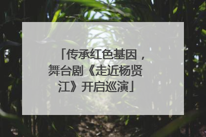 传承红色基因，舞台剧《走近杨贤江》开启巡演
