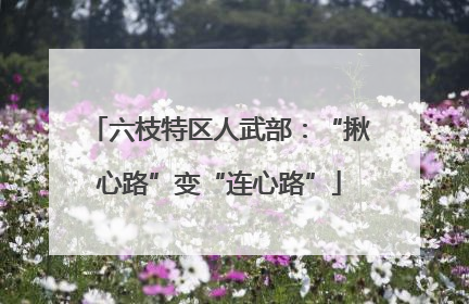 六枝特区人武部：“揪心路”变“连心路”