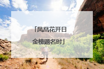 凤凰花开日 金榜题名时