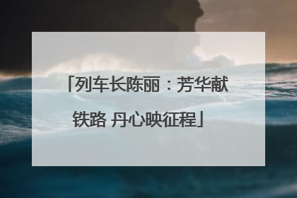 列车长陈丽：芳华献铁路 丹心映征程
