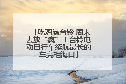 吃鸡赢台铃 周末去放“疯”！台铃电动自行车续航最长的车亮相海口