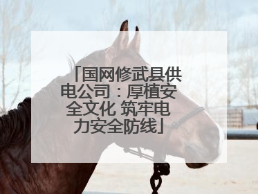 国网修武县供电公司：厚植安全文化 筑牢电力安全防线