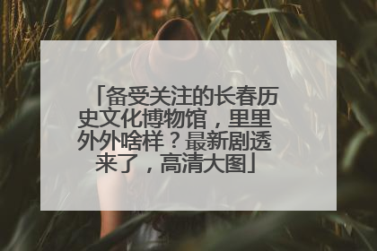 备受关注的长春历史文化博物馆，里里外外啥样？最新剧透来了，高清大图