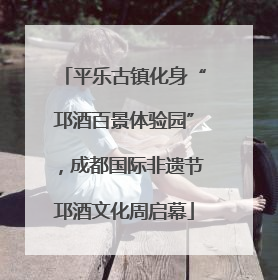 平乐古镇化身“邛酒百景体验园”，成都国际非遗节邛酒文化周启幕