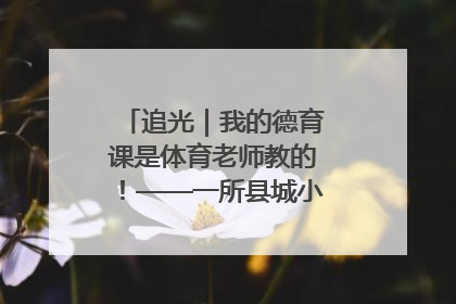 追光｜我的德育课是体育老师教的！——一所县城小学的思政课改革