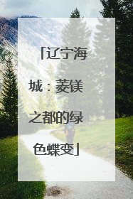 辽宁海城：菱镁之都的绿色蝶变