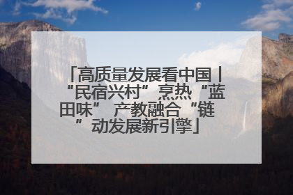 高质量发展看中国丨“民宿兴村”烹热“蓝田味” 产教融合“链”动发展新引擎