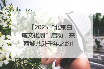 2025“北京白塔文化周”启动，来西城共赴千年之约