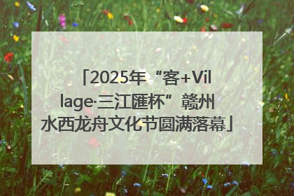 2025年“客+Village·三江匯杯”赣州水西龙舟文化节圆满落幕